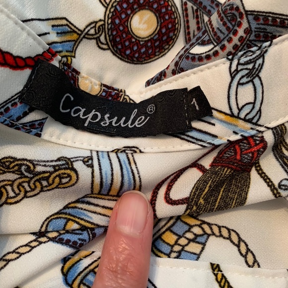 Printed blouse (size 1 or US6-8) - Picture 3 of 5